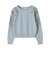 【WEB限定】〈手洗い可能〉ショルダー レース コンビ ニット プルオーバー