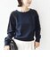 【WEB限定】〈手洗い可能〉ショルダー レース コンビ ニット プルオーバー