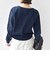 【WEB限定】〈手洗い可能〉ショルダー レース コンビ ニット プルオーバー