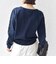 【WEB限定】〈手洗い可能〉ショルダー レース コンビ ニット プルオーバー