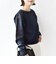 【WEB限定】〈手洗い可能〉ショルダー レース コンビ ニット プルオーバー