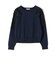 【WEB限定】〈手洗い可能〉ショルダー レース コンビ ニット プルオーバー