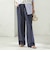 〈手洗い可 / 撥水加工〉サイド ポケット 裾 ドロスト パンツ