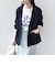 SHIPS Colors:〈手洗い可能〉2WAY ストレッチ Vカラー ジャケット（セットアップ対応可能）◇