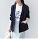 SHIPS Colors:〈手洗い可能〉2WAY ストレッチ Vカラー ジャケット（セットアップ対応可能）◇