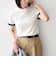 SHIPS Colors:〈手洗い可能〉シアー ドライ タッチ バイカラー TEE◇
