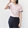 SHIPS Colors:〈手洗い可能〉シアー ドライ タッチ バイカラー TEE◇