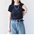 SHIPS Colors:〈手洗い可能〉シアー ドライ タッチ バイカラー TEE◇