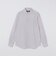 SHIPS Colors:リップル プリント ワイドカラー ロングスリーブ シャツ