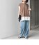 SHIPS Colors:〈手洗い可能〉レースヘム フレンチスリーブ チュニック