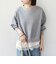 SHIPS Colors:〈手洗い可能〉レース レイヤード 裏毛 トップス◇