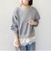 SHIPS Colors:〈手洗い可能〉レース レイヤード 裏毛 トップス◇