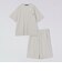 【WEB限定】SHIPS Colors:〈接触冷感〉カノコ Tシャツ ＆ ショーツ セット◇