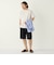 【WEB限定】SHIPS Colors:〈接触冷感〉カノコ Tシャツ ＆ ショーツ セット◇