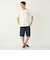 【WEB限定】SHIPS Colors:〈接触冷感〉カノコ Tシャツ ＆ ショーツ セット◇
