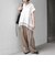 SHIPS Colors:〈手洗い可能〉ヘム レース スキッパー ブラウス◇