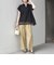SHIPS Colors:〈手洗い可能〉ヘム レース スキッパー ブラウス◇