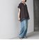 SHIPS Colors:〈手洗い可能〉ヘム レース スキッパー ブラウス◇