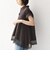 SHIPS Colors:〈手洗い可能〉ヘム レース スキッパー ブラウス◇