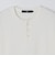 SHIPS Colors:ローゲージ カノコ ヘンリーネック Tシャツ◇