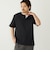 SHIPS Colors:ローゲージ カノコ ヘンリーネック Tシャツ◇