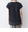 SHIPS Colors:〈手洗い可能〉フリンジ レース レイヤード TEE