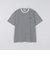 SHIPS Colors:〈速乾〉CAVE(R) ワンポイント ロゴ ボーダー Tシャツ◇
