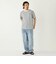 SHIPS Colors:〈速乾〉CAVE(R) ワンポイント ロゴ ボーダー Tシャツ◇