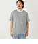 SHIPS Colors:〈速乾〉CAVE(R) ワンポイント ロゴ ボーダー Tシャツ◇