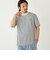SHIPS Colors:〈速乾〉CAVE(R) ワンポイント ロゴ ボーダー Tシャツ◇