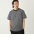 SHIPS Colors:〈速乾〉CAVE(R) ワンポイント ロゴ ボーダー Tシャツ◇