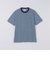 SHIPS Colors:〈速乾〉CAVE(R) ワンポイント ロゴ ボーダー Tシャツ◇