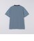 SHIPS Colors:〈速乾〉CAVE(R) ワンポイント ロゴ ボーダー Tシャツ◇