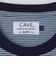 SHIPS Colors:〈速乾〉CAVE(R) ワンポイント ロゴ ボーダー Tシャツ◇
