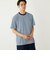 SHIPS Colors:〈速乾〉CAVE(R) ワンポイント ロゴ ボーダー Tシャツ◇