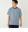 SHIPS Colors:〈速乾〉CAVE(R) ワンポイント ロゴ ボーダー Tシャツ◇