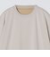 【WEB限定】SHIPS Colors:Wフェイス ニット襟 Tシャツ◇