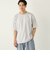 【WEB限定】SHIPS Colors:Wフェイス ニット襟 Tシャツ◇