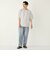 【WEB限定】SHIPS Colors:Wフェイス ニット襟 Tシャツ◇