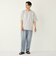【WEB限定】SHIPS Colors:Wフェイス ニット襟 Tシャツ◇