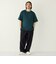 【WEB限定】SHIPS Colors:Wフェイス ニット襟 Tシャツ◇