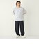 【WEB限定】SHIPS Colors:〈汗染み防止〉タイニーロゴ Tシャツ