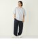 【WEB限定】SHIPS Colors:〈汗染み防止〉タイニーロゴ Tシャツ