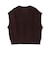 SHIPS Primary Navy Label:〈手洗い可能〉メッシュ ライン ニット ベスト
