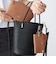 【WEB限定】SHIPS:【SAFFIANO LEATHER】ラウンド ジップ ポーチ