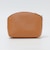 【WEB限定】SHIPS:【SAFFIANO LEATHER】ラウンド ジップ ポーチ