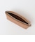 【WEB限定】SHIPS:【SAFFIANO LEATHER】ラウンド ジップ ポーチ