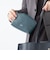 【WEB限定】SHIPS:【SAFFIANO LEATHER】ラウンド ジップ ポーチ