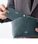 【WEB限定】SHIPS:【SAFFIANO LEATHER】ラウンド ジップ ポーチ