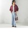 【SHIPS別注】LOGAN KNITTING MILLS:プリント ジップ プルオーバー
